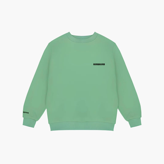 Overqualified Core Mint Crewneck