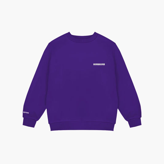 Overqualified Core Indigo Crewneck