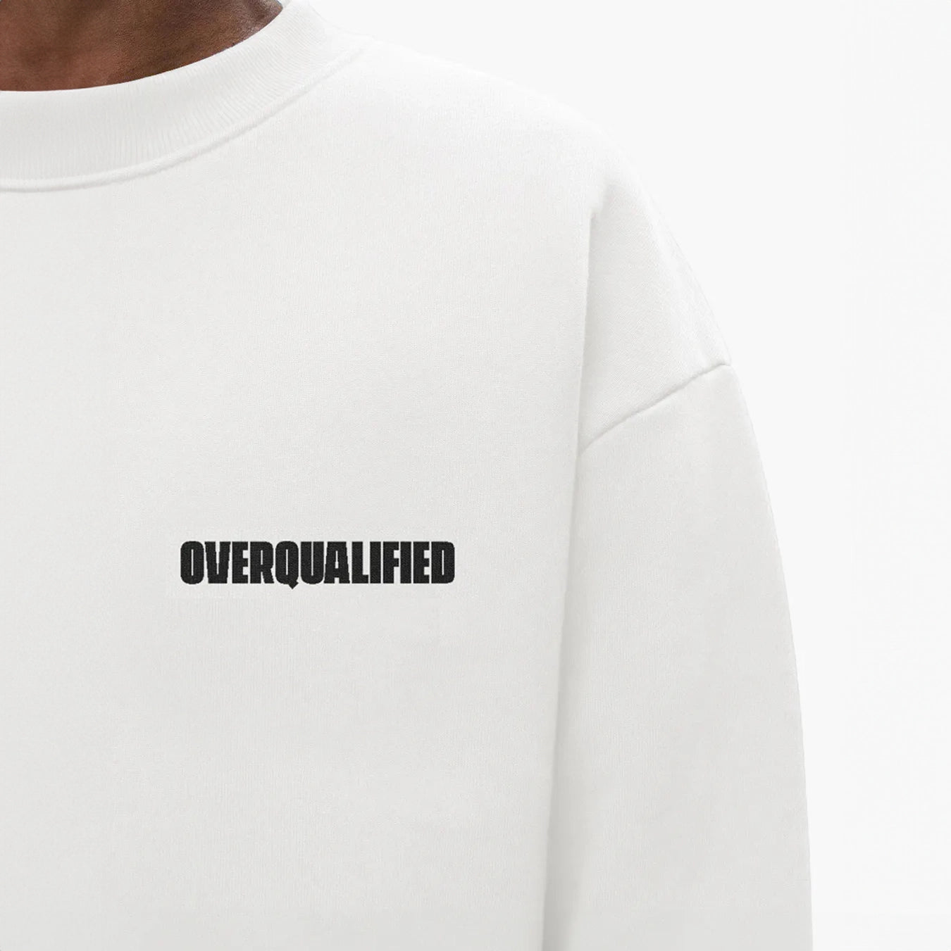 Overqualified Core Ivory Crewneck